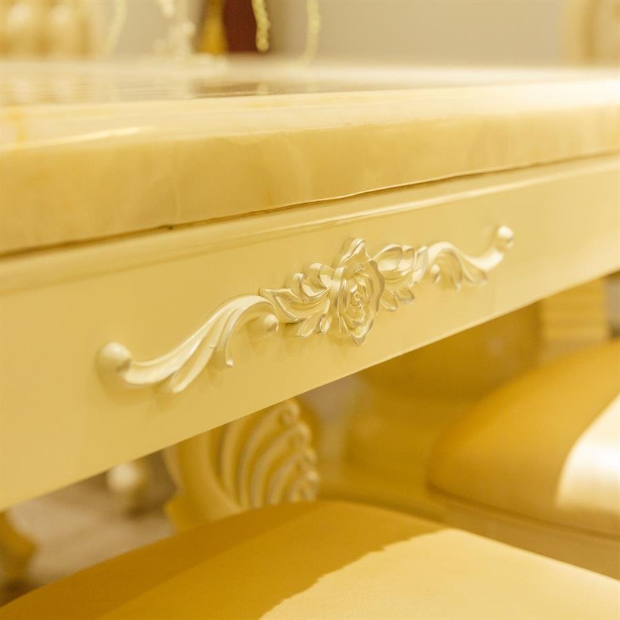 White Dining Table Set