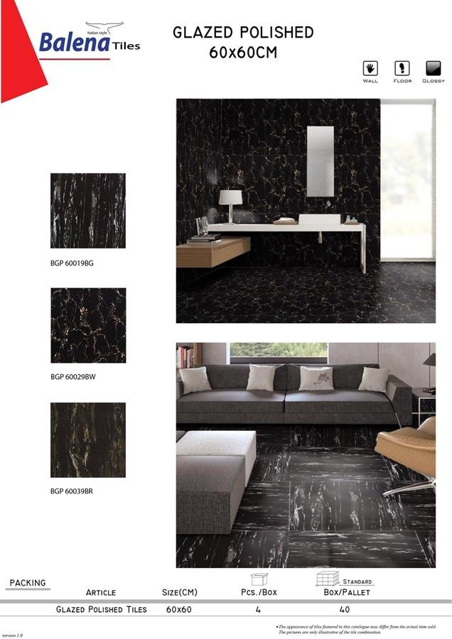 Balena Tiles Glazed Polished 60X60cm