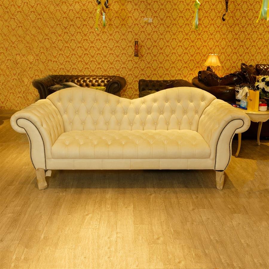 White 3 Seat Sofa Lounge