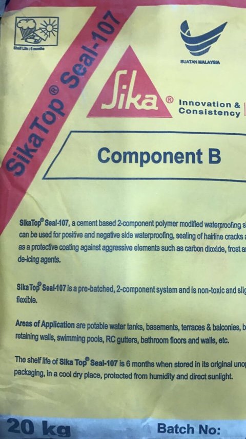 Sika Top Seal 107 Waterproofing