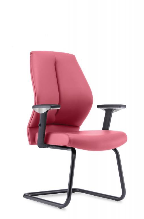 Office Chair Feel 1 Visitor (Red)