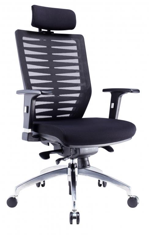 Office Chair Leaf High Back (Black)