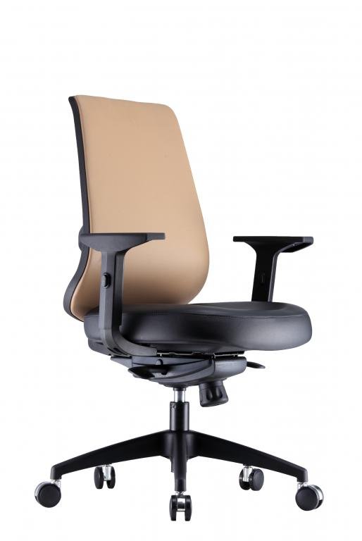 Office Chair Rico Medium Back (Beige)