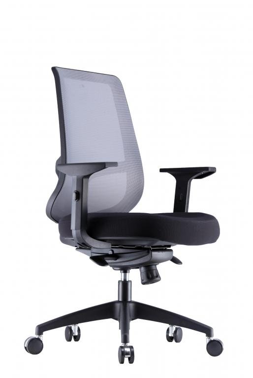 Office Chair Rico Medium Back (Grey)