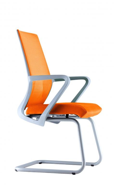 Office Chair Angle 3 Visitor (Orange)