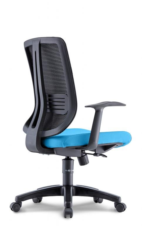 Office Chair MILLER 1 Medium Back (Light Blue)