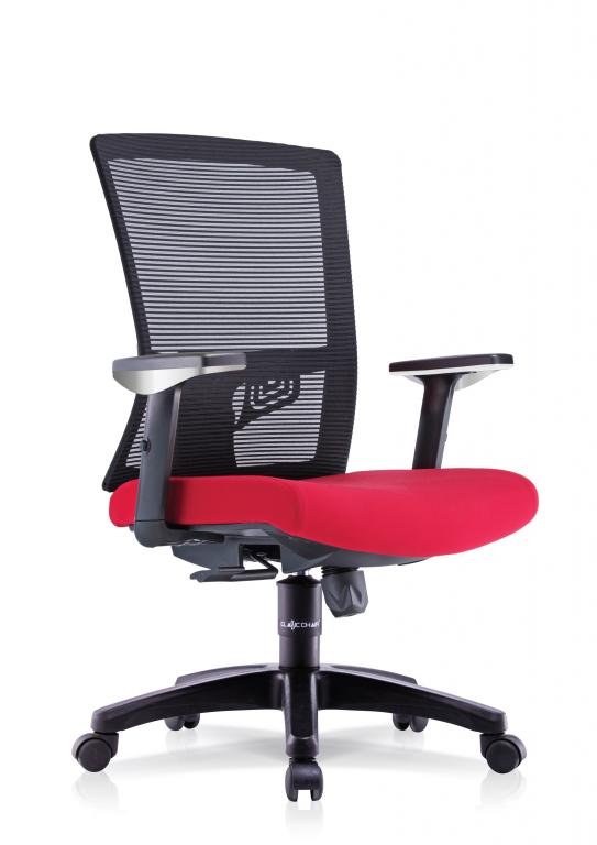 Office Chair NISMO 2 Medium Back (Red) | Building Materials Online