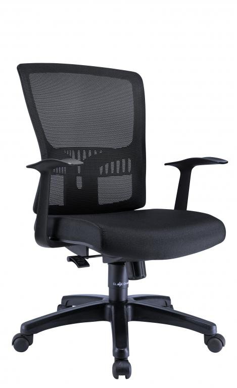 Office Chair HUGO 1 Medium Back (Black)