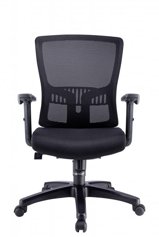 Office Chair HUGO 2 Medium Back (Black)