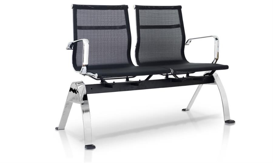 Office Chair LEO-AIR 2 Seat (Black)