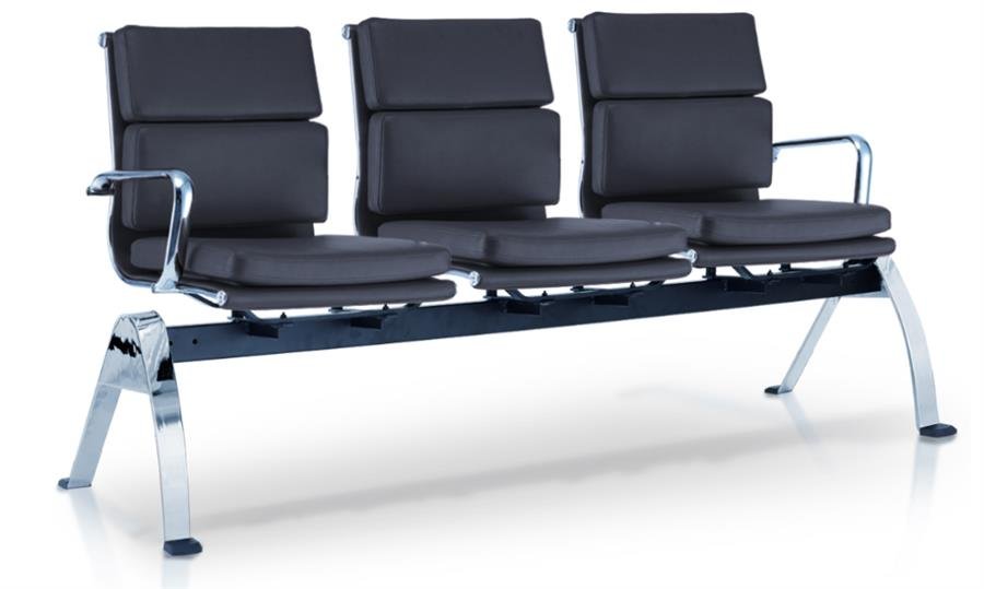 Office Chair LEO-PAD 3 Seat (Black)