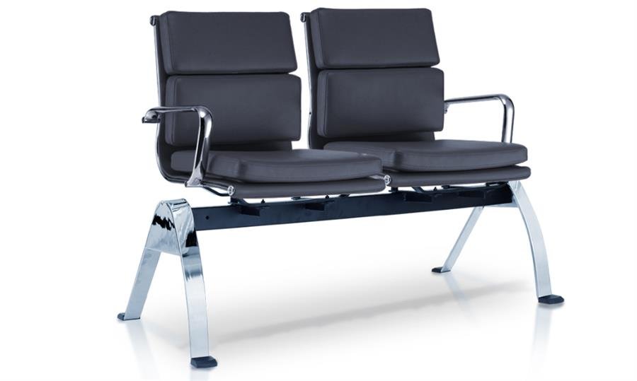 Office Chair LEO-PAD 2 Seat (Black)