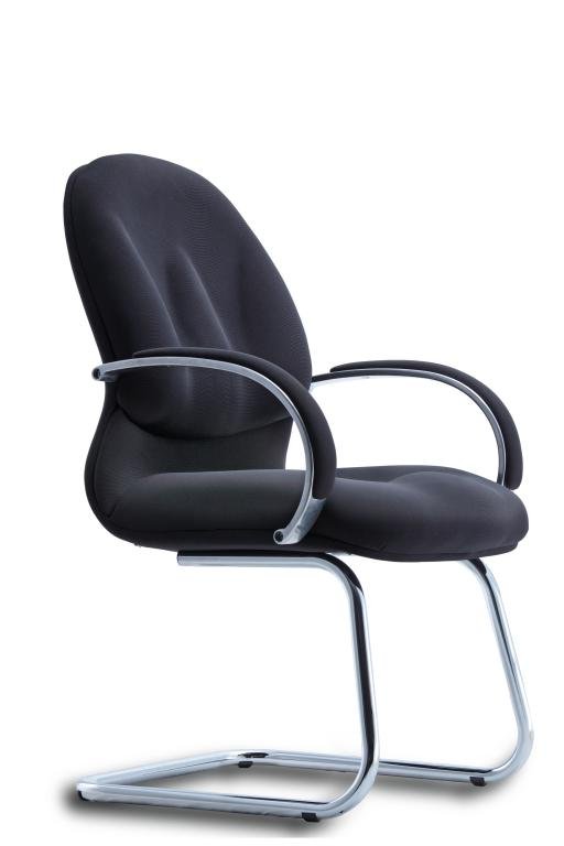Office Chair Wave 2 Visitor (Black)