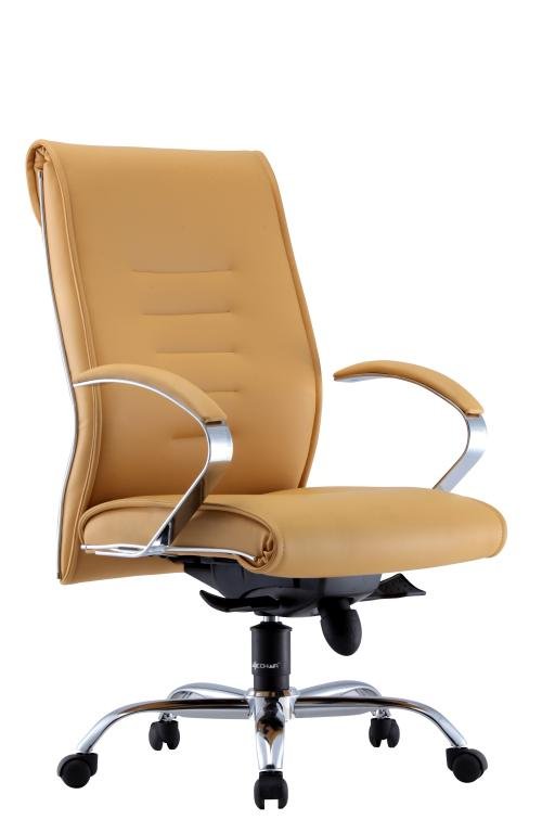 Office Chair Vittorio 2 Medium Back (Yellow)
