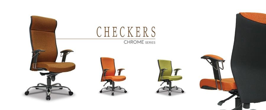 Office Chair Checkers (Beige)
