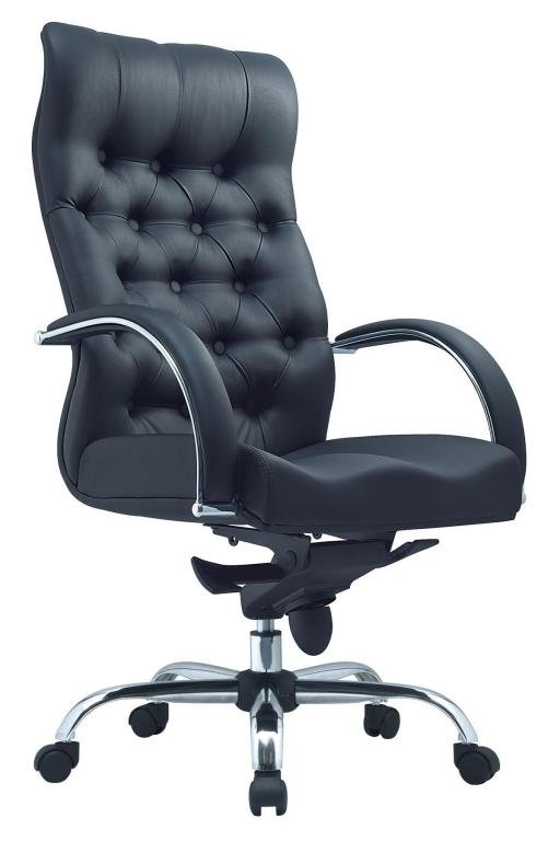 Office Chair Sanctuary-Chrome (Black)