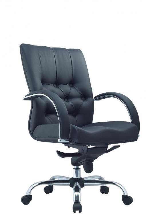 Office Chair Sanctuary-Chrome (Black)