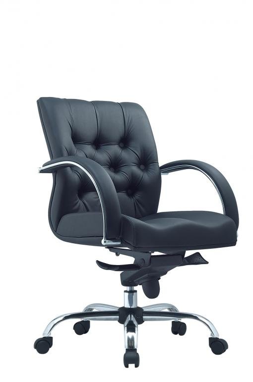 Office Chair Sanctuary-Chrome (Black)