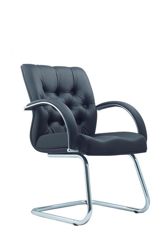 Office Chair Sanctuary-Chrome (Black)