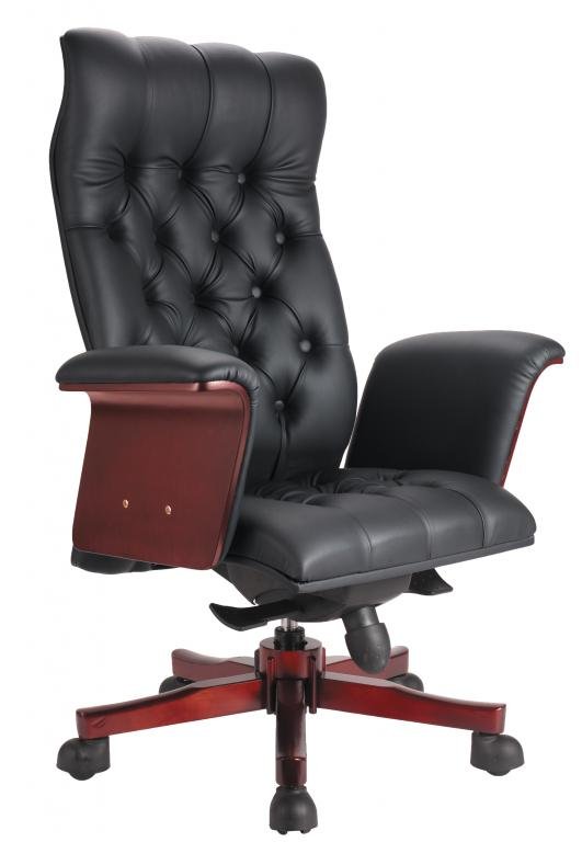 Office Chair Chester (Black & Maroon)
