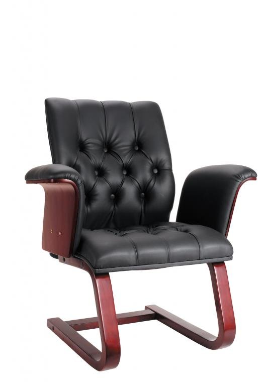 Office Chair Chester (Black & Maroon)