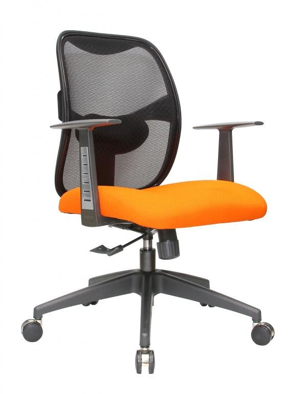 Office Chair Kasano 2 (Black & Orange)