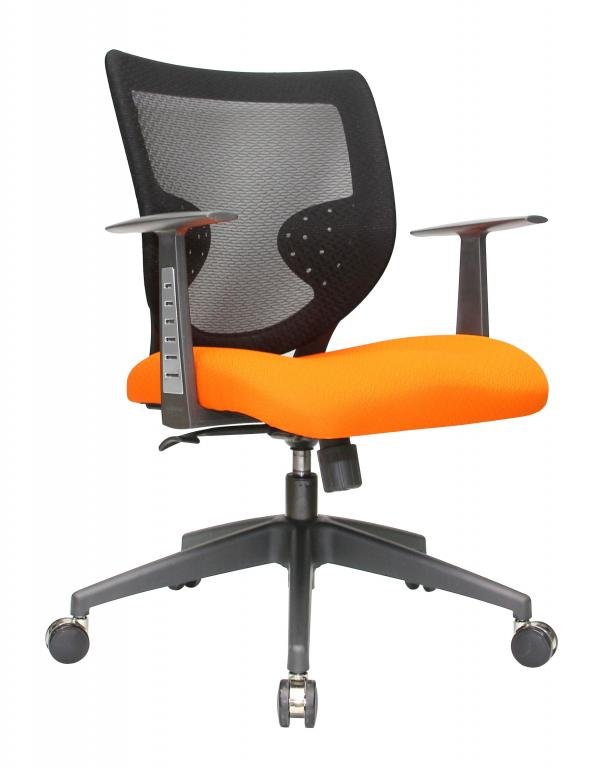 Office Chair Kasano 2 (Black & Orange)