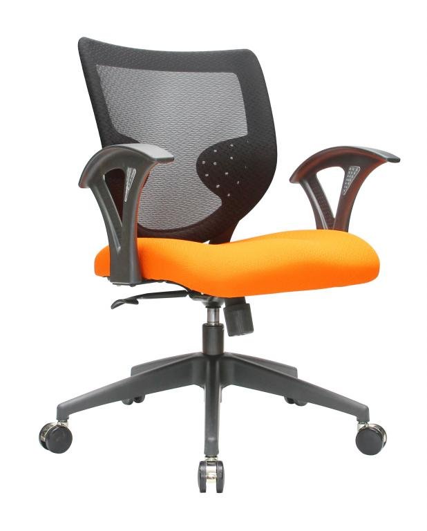 Office Chair Kasano 2 (Black & Orange)