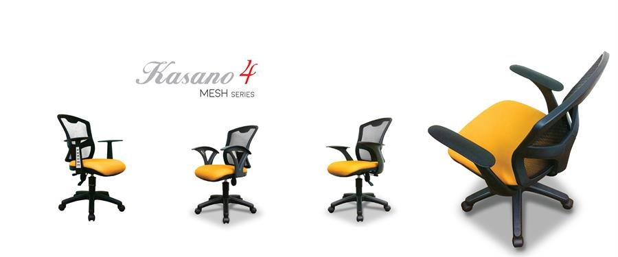 Office Chair Kasano 4 (Orange)