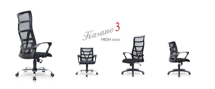 Office Chair Kasano 3 (Black)