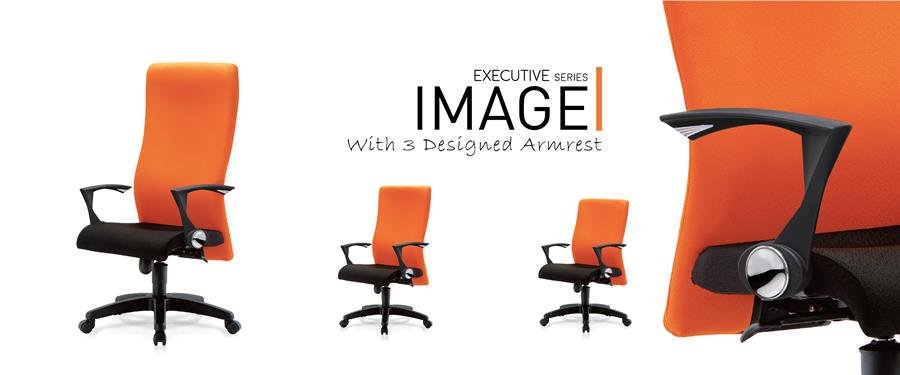 Office Chair Image (Orange)