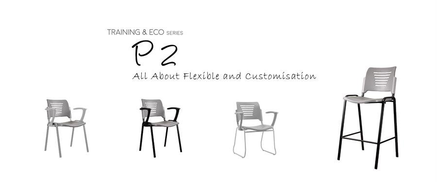 Office Chair P2 (Green,Blue,Yellow,Red)