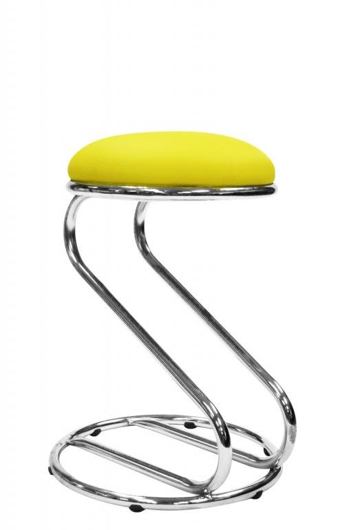 Office Chair Barstool (Yellow)