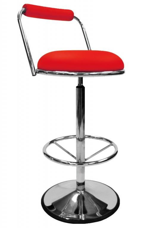 Office Chair Barstool (Orange)