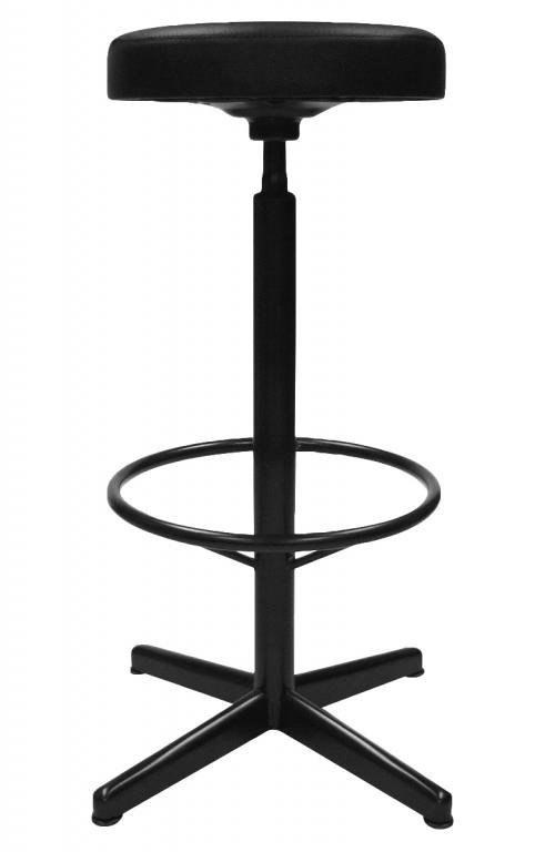 Office Chair Barstool (Black)