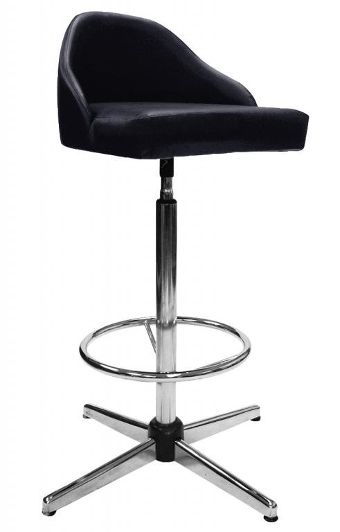 Office Chair Barstool (Black)