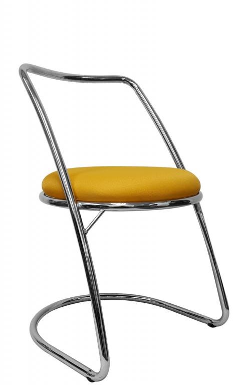 Office Chair Barstool (Yellow)