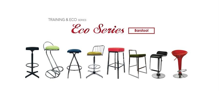 Office Chair Barstool (Yellow)