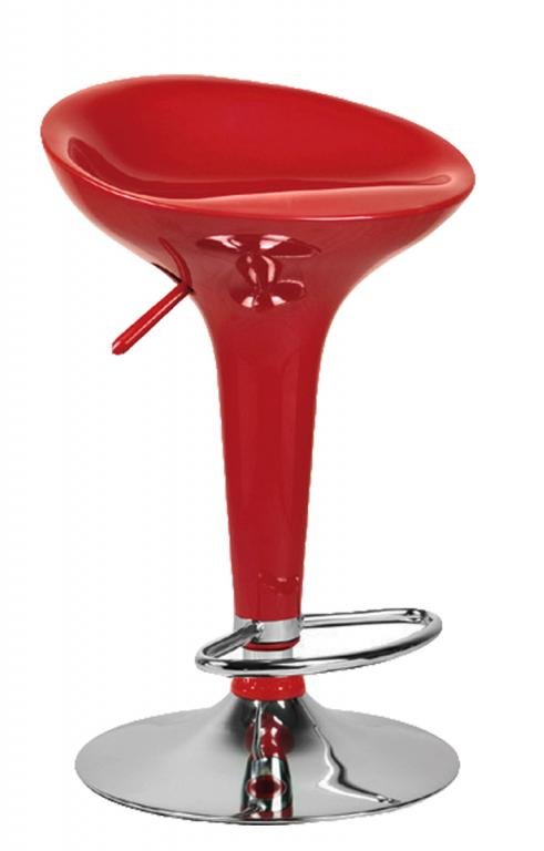 Office Chair Barstool (Red)