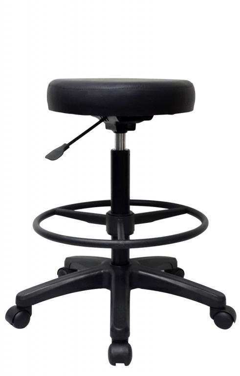 Office Chair Barstool (Black)