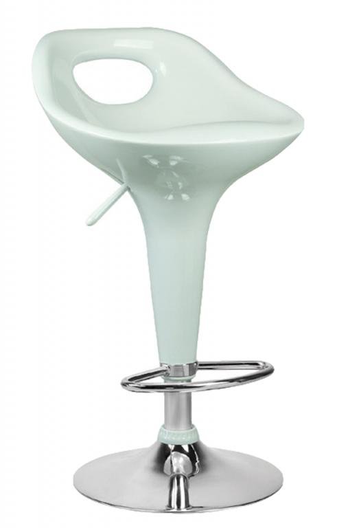 Office Chair Barstool (White)
