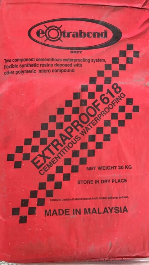 Extrabond Extraproof 618 Cementitious Waterproofing