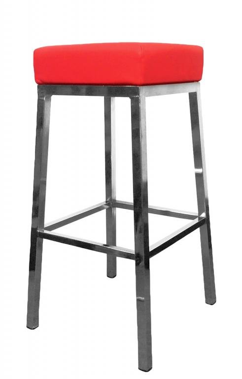 Office Chair Barstool (Orange)