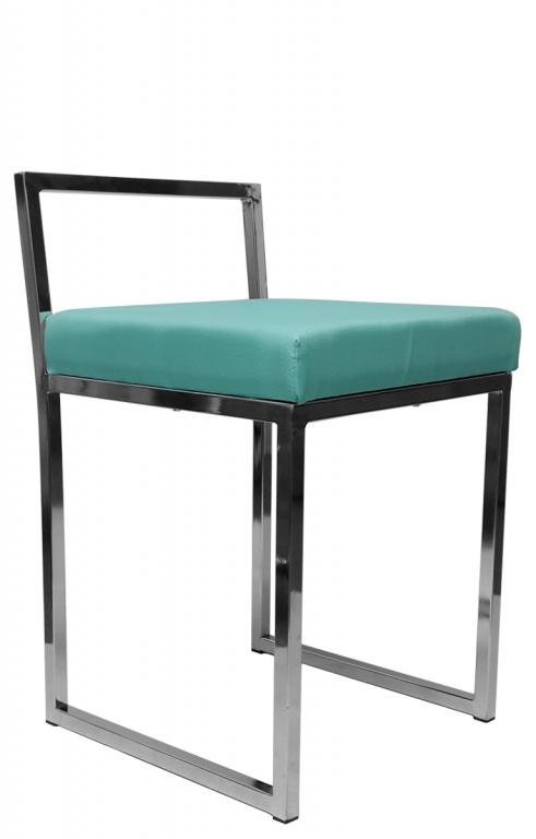 Office Chair Barstool (Light Blue)