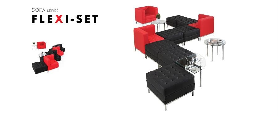 Office Chair Flexi-Set (Black)