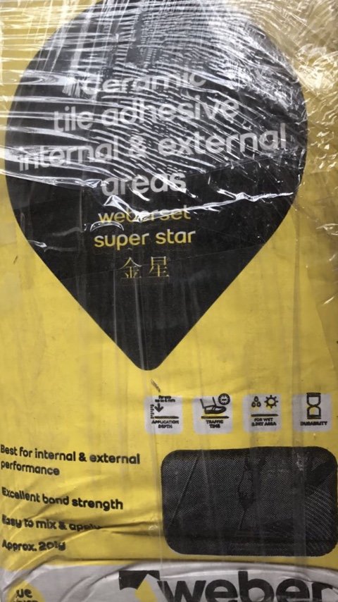 Weberstar Super Star Ceramic Tile Adhesive
