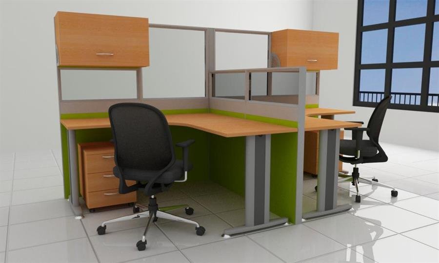 Office Desk/workspace Cluster of 2