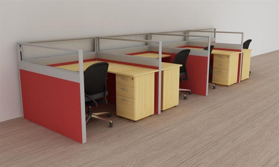 Office Desk/workspace Cluster of 4