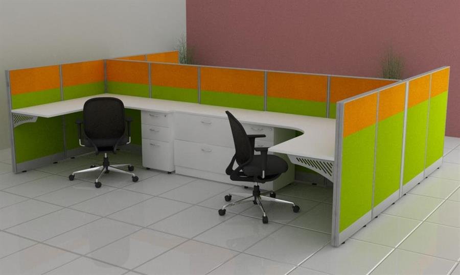 Office Desk/workspace Cluster of 4