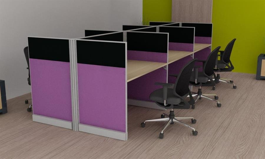 Office Desk/workspace Cluster of 6